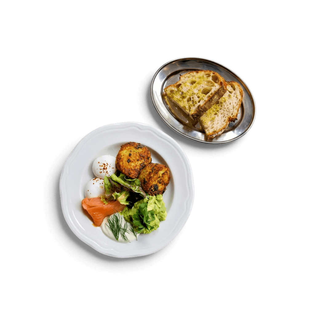 POTATO RÖSTI WITH SMOKED SALMON